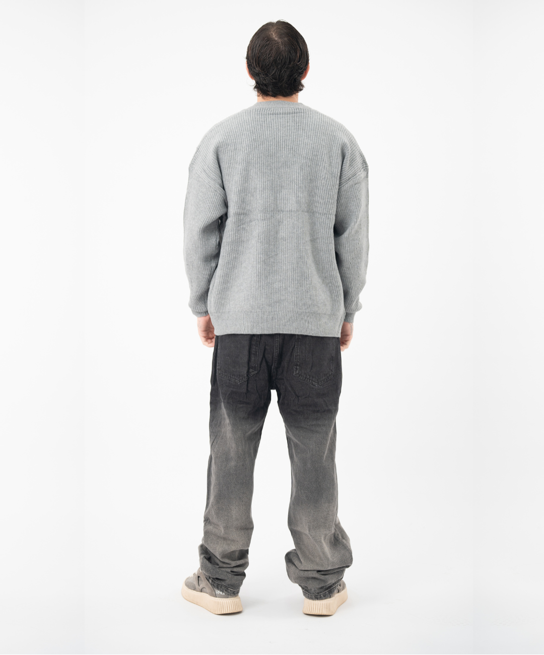 Jeans Straight washed blue