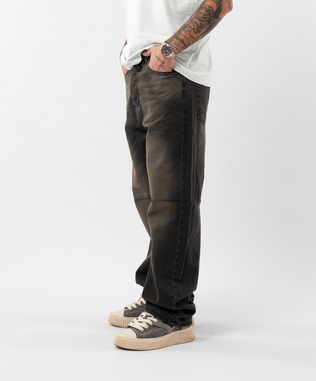 Jeans Straight coffee