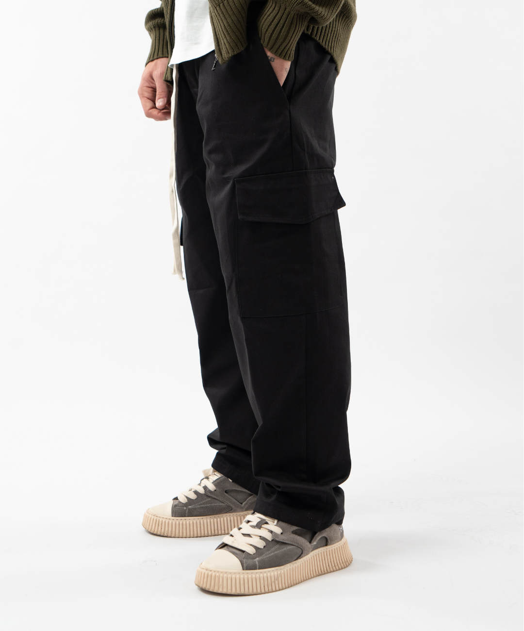 Pantalone cargo Black