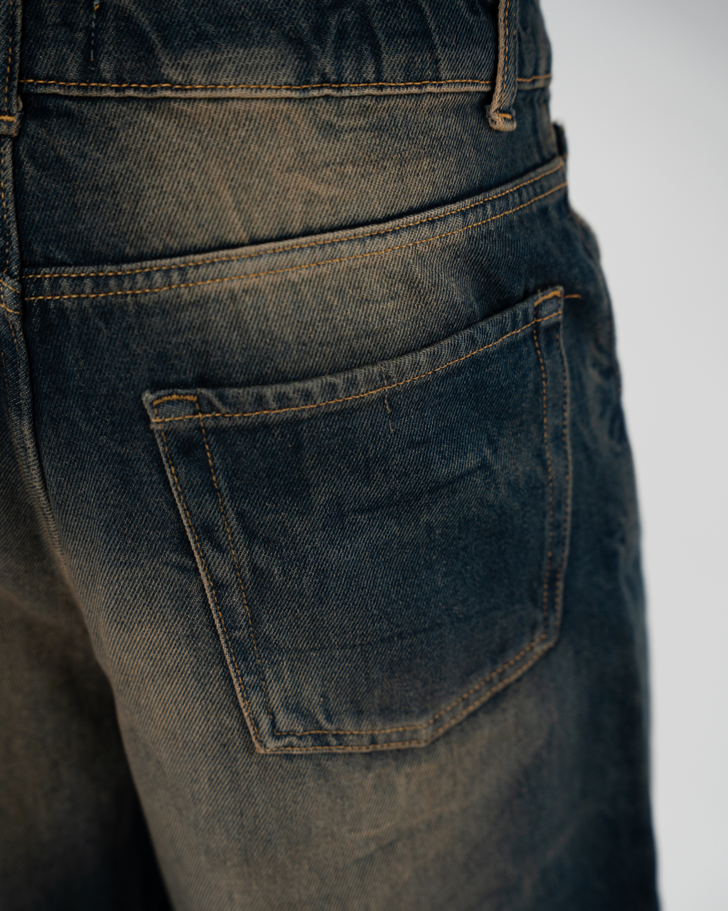 Jeans Straight coffee blu