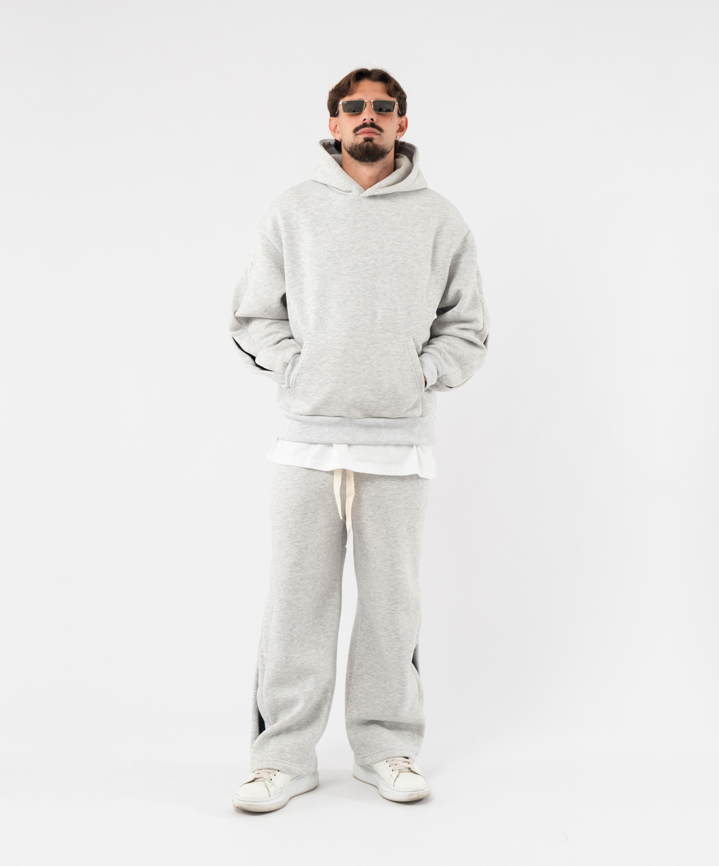 Coordinato di tuta Detroit Grigio