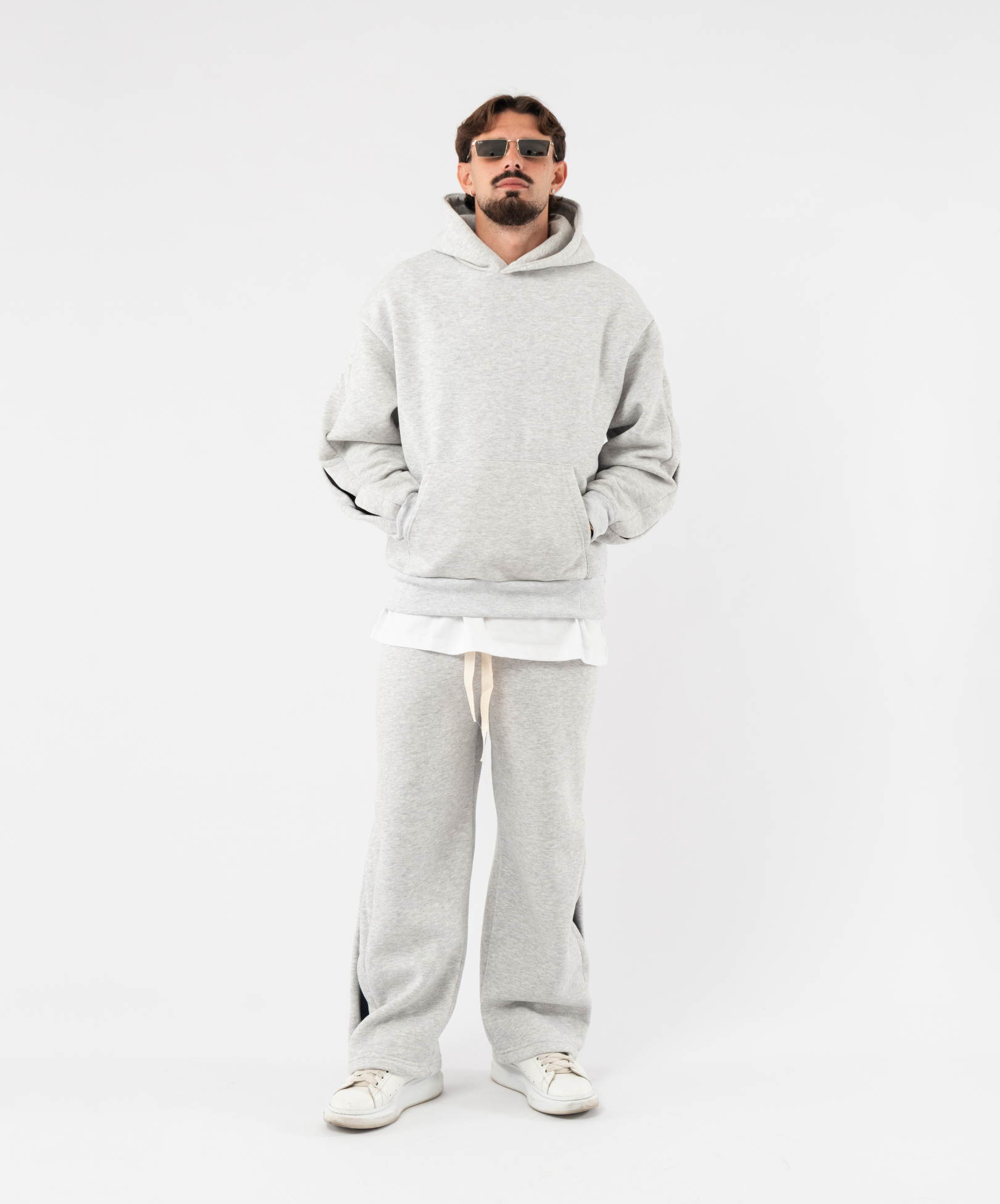 Coordinato di tuta Detroit Grigio