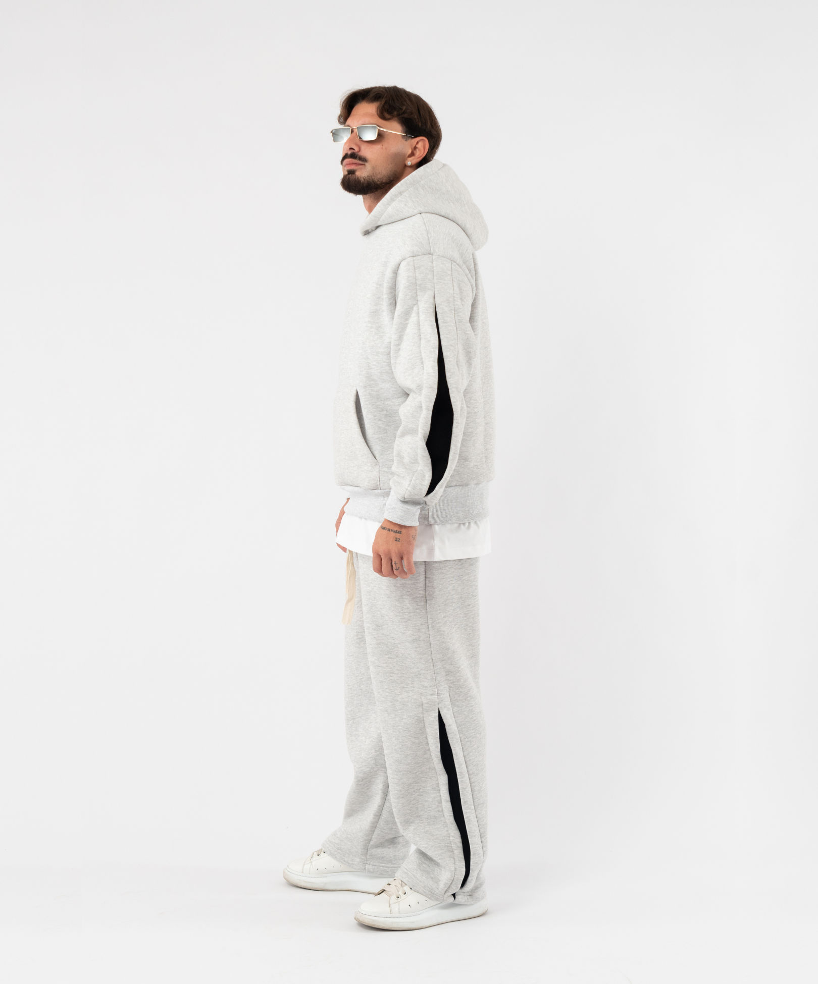 Coordinato di tuta Detroit Grigio