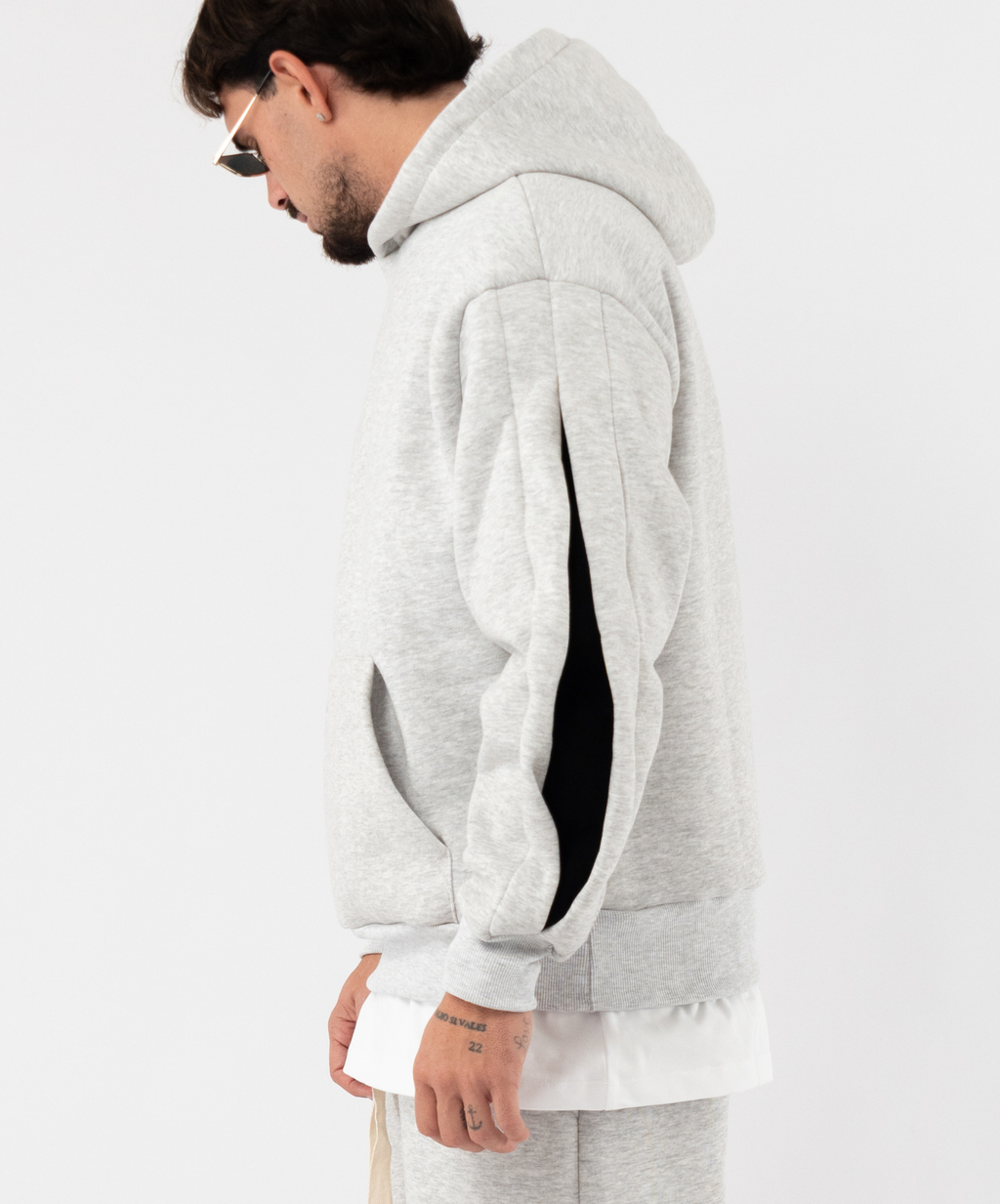 Coordinato di tuta Detroit Grigio