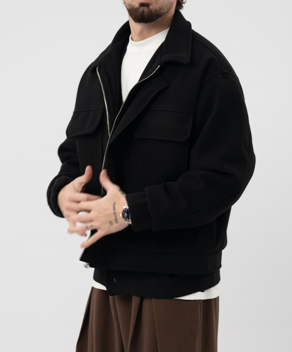 Giubbino Flare Black